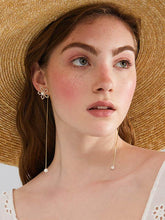 Original Flower Tasseled  Earrings